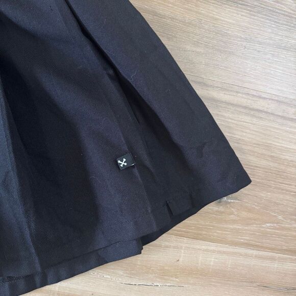 Royal Bones Tripp NYC Black Pleated Skirt Size 5 Goth Post Punk Emo Alt Scene - Picture 2 of 7